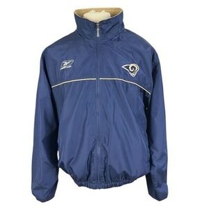 Reebok  Vintage St Louis Rams NFL Matching Jacket and Sweat Pants Mens S…